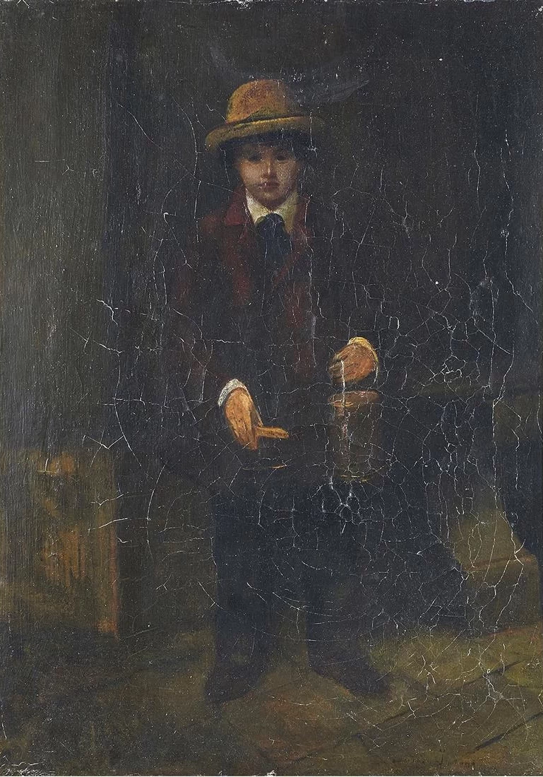 Ragazzo, mendicante